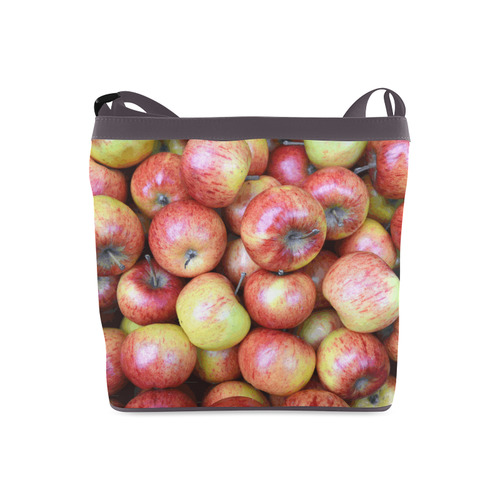 Autumn Apples Red Green Fruit Crossbody Bags (Model 1613)