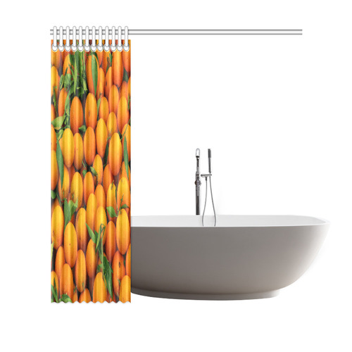 Oranges Fruit Shower Curtain 69"x70"