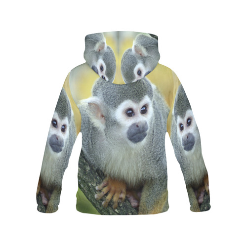 Monkey20161001 All Over Print Hoodie for Women (USA Size) (Model H13)