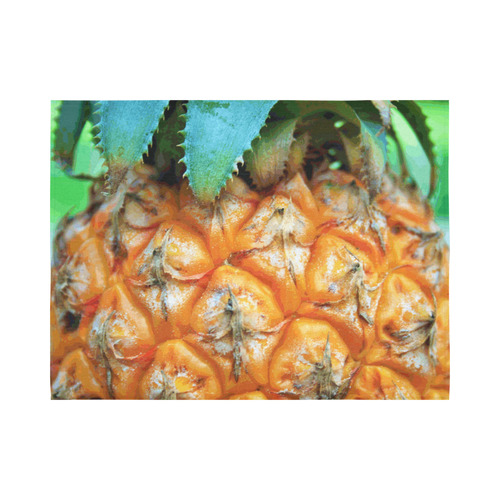 Pineapple Fruit Cotton Linen Wall Tapestry 80"x 60"