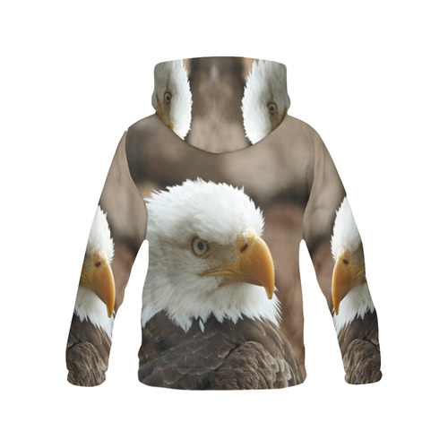 Eagle20160802 All Over Print Hoodie for Women (USA Size) (Model H13)