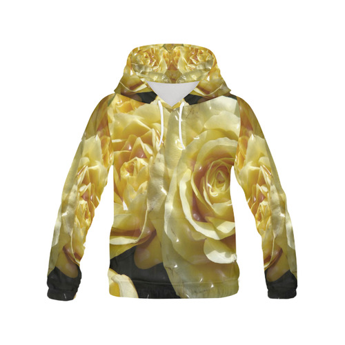yellow roses All Over Print Hoodie for Men (USA Size) (Model H13)