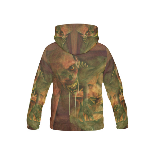 The Life of a Zombie All Over Print Hoodie for Kid (USA Size) (Model H13)