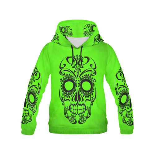 Skull20170334_by_JAMColors All Over Print Hoodie for Men (USA Size) (Model H13)