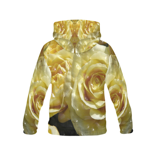 yellow roses All Over Print Hoodie for Men (USA Size) (Model H13)