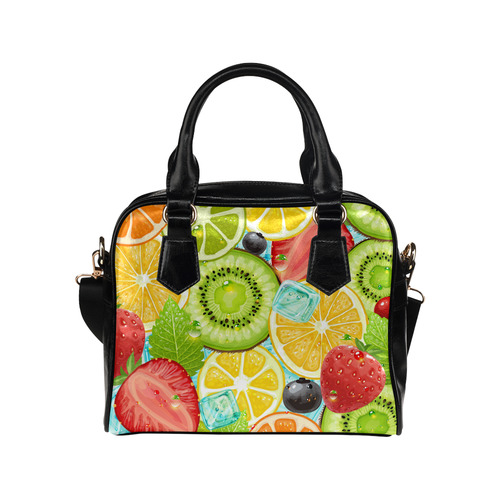 Strawberry Kiwi Orange Fruit Shoulder Handbag (Model 1634)