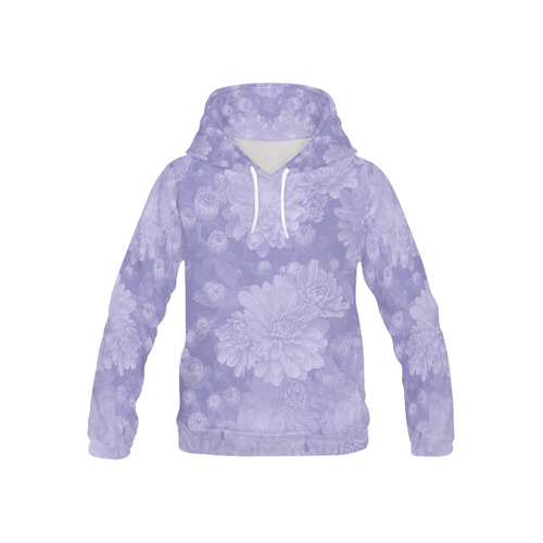 soft floral dreams E All Over Print Hoodie for Kid (USA Size) (Model H13)
