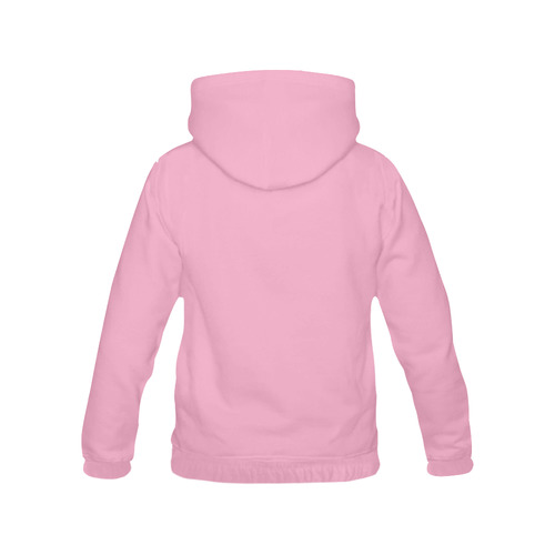 Prism Pink All Over Print Hoodie for Women (USA Size) (Model H13)