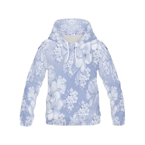 Delicate floral pattern,blue