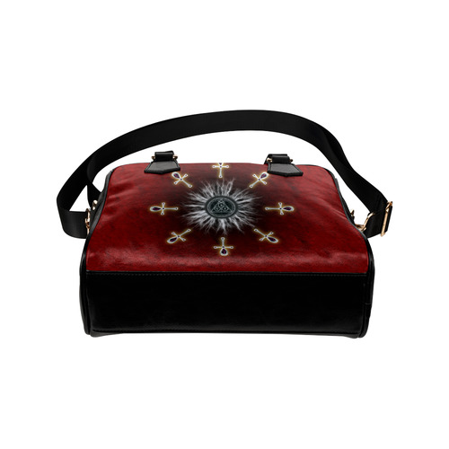 Immortal Alchemy Gothic Ankh Art Shoulder Handbag (Model 1634)