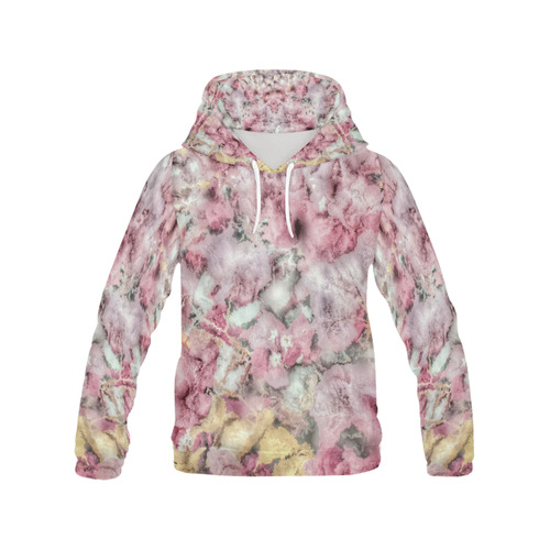 soft floral All Over Print Hoodie for Men (USA Size) (Model H13)