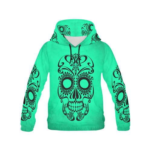 Skull20170335_by_JAMColors All Over Print Hoodie for Men (USA Size) (Model H13)