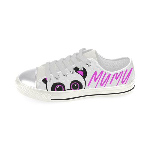 MUMU LOW TOP SNEAKER Women's Classic Canvas Shoes (Model 018)