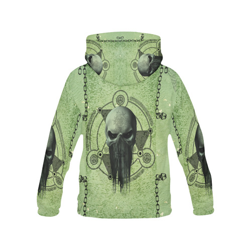 Scary skull All Over Print Hoodie for Men (USA Size) (Model H13)