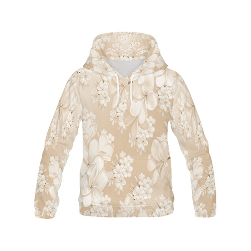 delicate floral pattern,softly All Over Print Hoodie for Men (USA Size) (Model H13)