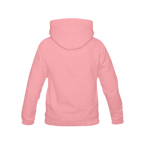Flamingo Pink All Over Print Hoodie for Women (USA Size) (Model H13)