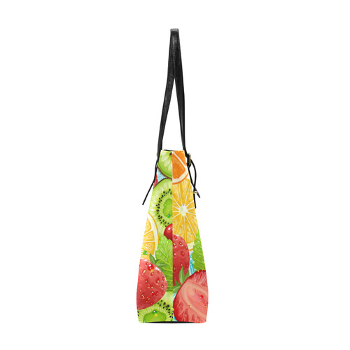 Strawberry Kiwi Orange Fruit Euramerican Tote Bag/Small (Model 1655)