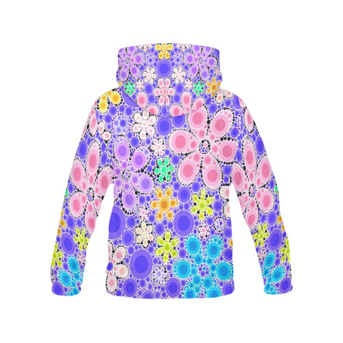 Bubble Flowers All Over Print Hoodie for Men (USA Size) (Model H13)