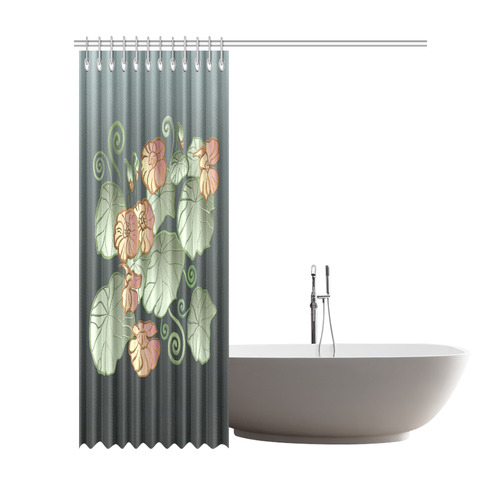 Art Nouveau Garden Shower Curtain 72"x84"