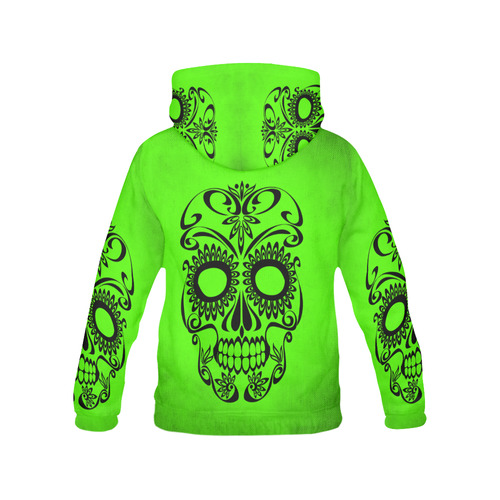 Skull20170334_by_JAMColors All Over Print Hoodie for Men (USA Size) (Model H13)