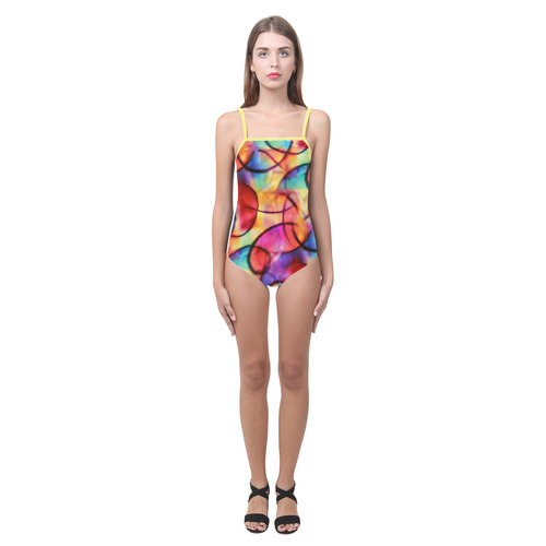 Color Ecstasy Strap Swimsuit ( Model S05)