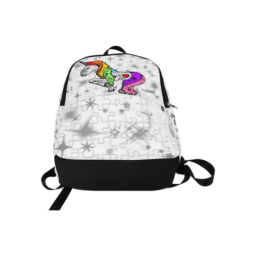 Amazing Unicorn by Popart Lover Fabric Backpack for Adult (Model 1659)