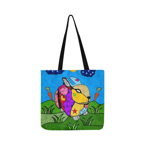 A RabbitPopart by Nico Bielow Reusable Shopping Bag Model 1660 (Two sides)