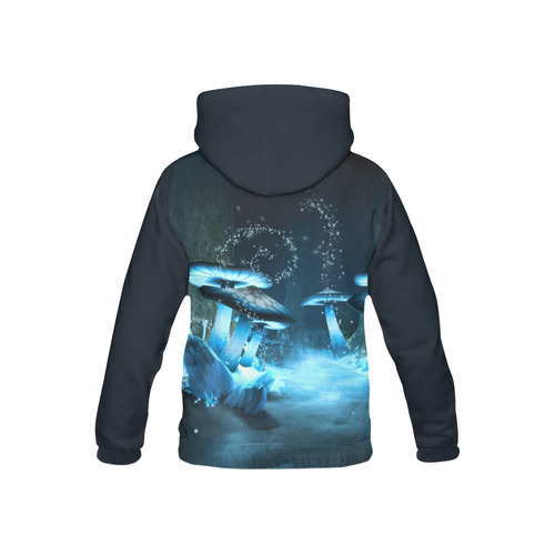 Blue Ice Fairytale World All Over Print Hoodie for Kid (USA Size) (Model H13)