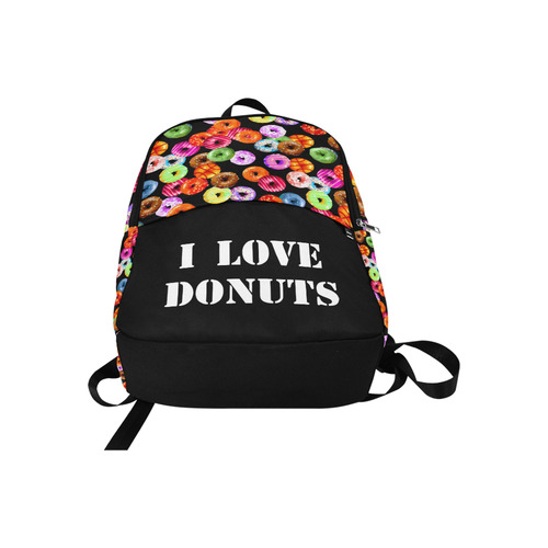 Colorful Yummy DONUTS pattern Fabric Backpack for Adult (Model 1659)