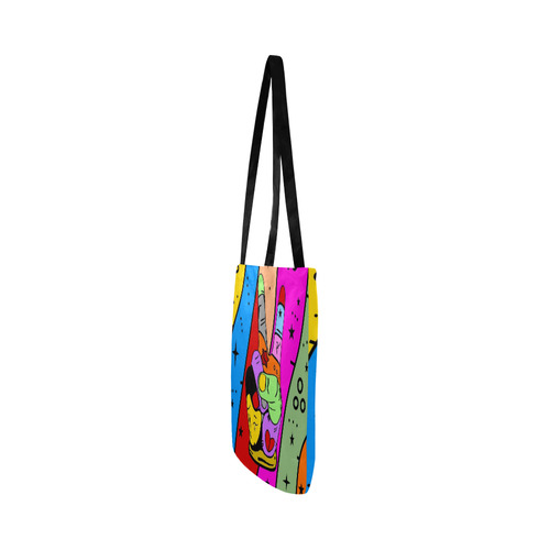 Peace Popart by Nico Bielow Reusable Shopping Bag Model 1660 (Two sides)