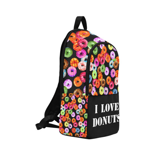 Colorful Yummy DONUTS pattern Fabric Backpack for Adult (Model 1659)
