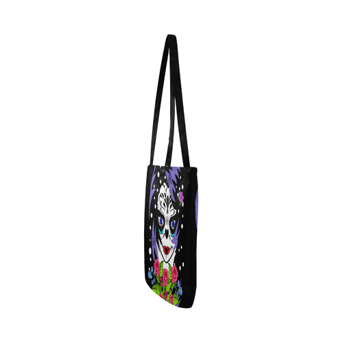 emo sugarskull large Reusable Shopping Bag Model 1660 (Two sides)