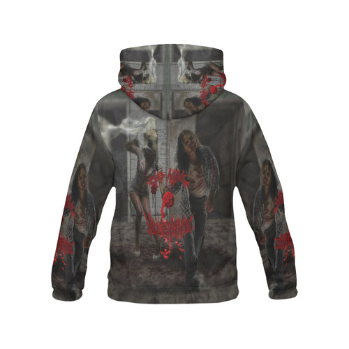 Valentines Day Zombie Couple All Over Print Hoodie for Men (USA Size) (Model H13)