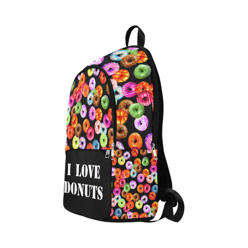 Colorful Yummy DONUTS pattern Fabric Backpack for Adult (Model 1659)