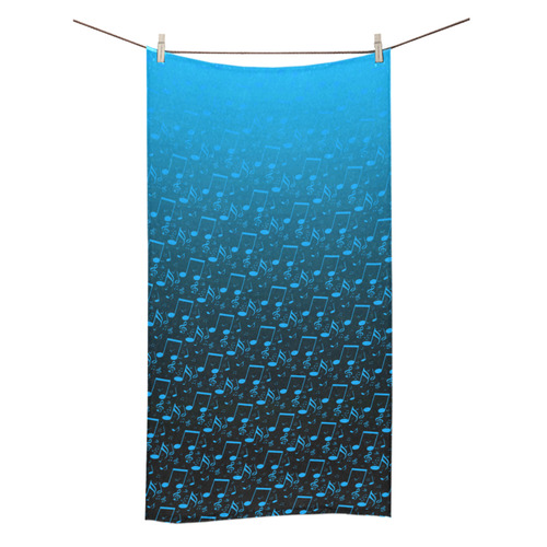 Blue Notes Bath Towel 30"x56"