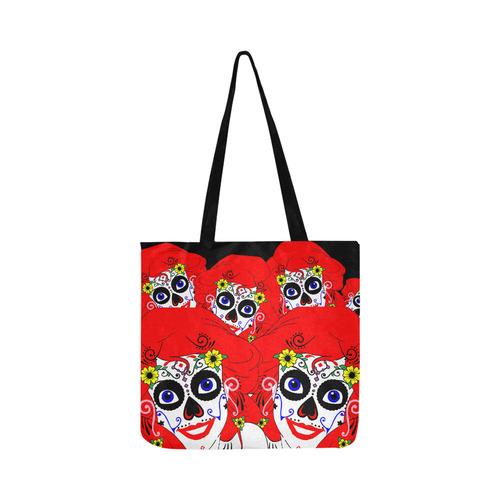 sugarskull mermaid Reusable Shopping Bag Model 1660 (Two sides)