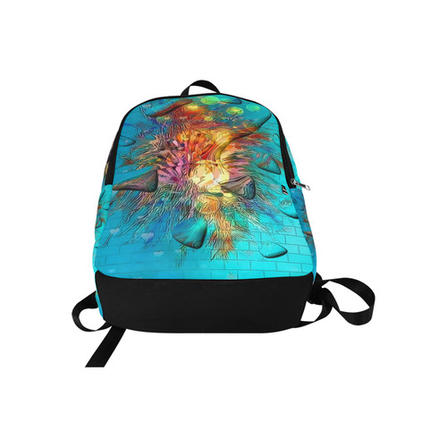 Under Water by Nico Bielow Fabric Backpack for Adult (Model 1659)