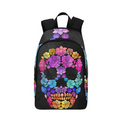 Skull Fabric Backpack for Adult (Model 1659)