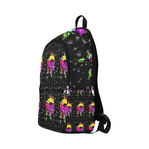 Amazing Skull by Popart Lover Fabric Backpack for Adult (Model 1659)