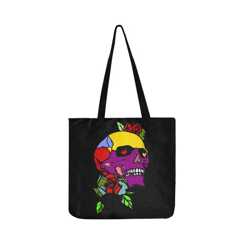 Amazing Skull by Popart Lover Reusable Shopping Bag Model 1660 (Two sides)