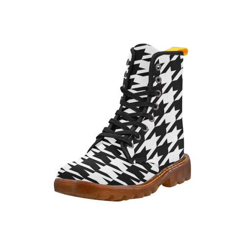 Houndstooth Boots Martin Boots For Women Model 1203H