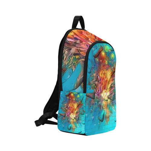 Under Water by Nico Bielow Fabric Backpack for Adult (Model 1659)