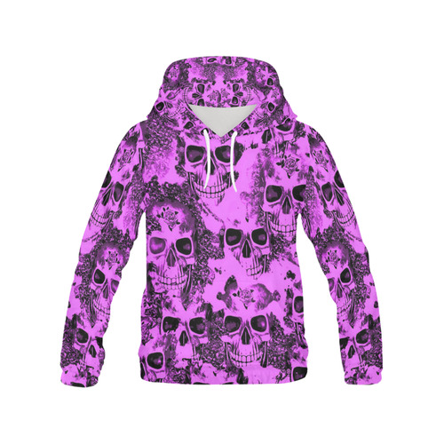 cloudy Skulls pink by JamColors