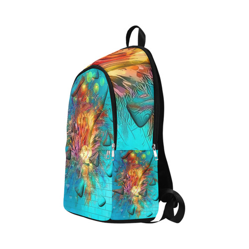 Under Water by Nico Bielow Fabric Backpack for Adult (Model 1659)