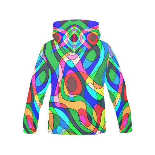 SQUIGGLY LOOPS - multicolored All Over Print Hoodie for Men (USA Size) (Model H13)