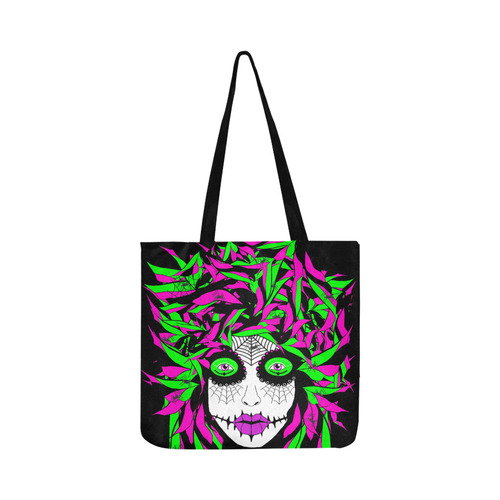 Spider lady sugarskull Reusable Shopping Bag Model 1660 (Two sides)