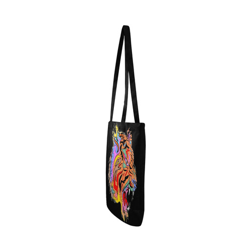 A Tiger by Popart Lover Reusable Shopping Bag Model 1660 (Two sides)