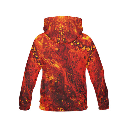 Torched All Over Print Hoodie for Women (USA Size) (Model H13)
