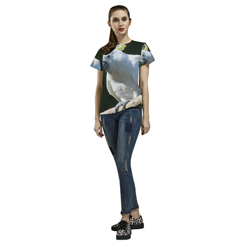 Cockatoo_2015_0505_by_JAMColors All Over Print T-Shirt for Women (USA Size) (Model T40)