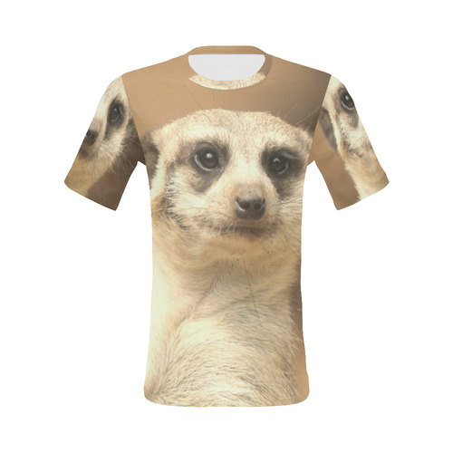 cute meerkat All Over Print T-Shirt for Men (USA Size) (Model T40)